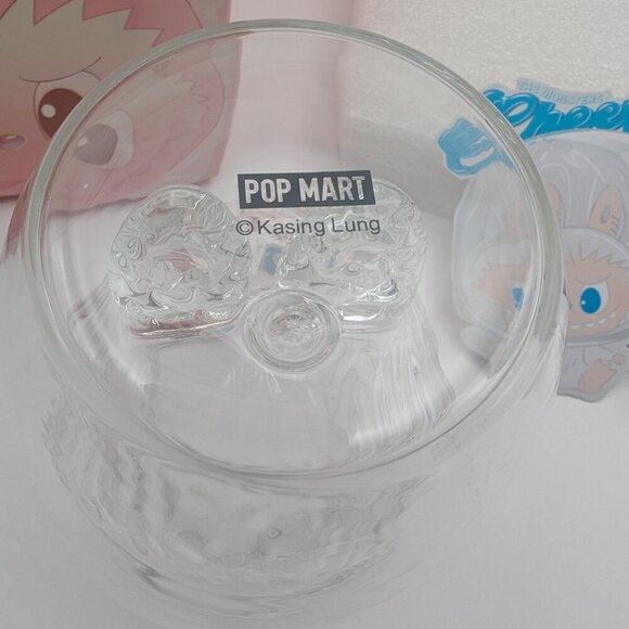 Labubu the Monsters Cheers! Double Walled Glass Cup - Innocence - Picture 2 of 4